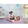 imageDelta Children Serta Perfect Sleeper Extra Wide Convertible Sofa to Lounger  Comfy 2in1 Flip Open CouchSleeper for Kids  30inches Wide PinkPink