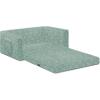 imageDelta Children Serta Perfect Sleeper Extra Wide Convertible Sofa to Lounger  Comfy 2in1 Flip Open CouchSleeper for Kids  30inches Wide PinkSage