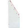 imageDelta Children Sling Book Rack Bookshelf 4Tier Wooden Shelf with Soft Fabric Pockets Ideal for Playroom Living Room Basement or BedroomWhitePink