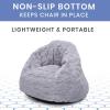 imageDelta Children Snuggle Foam Filled Chair Toddler Size for Kids Up to 6 Years Old Grey