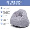 imageDelta Children Snuggle Foam Filled Chair Toddler Size for Kids Up to 6 Years Old Grey