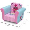 imageDelta Children Upholstered Chair Disney Minnie MouseTrolls World Tour