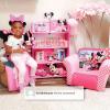 imageDelta Children Wooden Playhouse 4Shelf Bookcase for Kids Minnie MouseMinnie Mouse