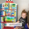 imageDelta Children Wooden Playhouse 4Shelf Bookcase for Kids Minnie MouseSesame Street