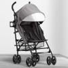 imageJeep PowerGlyde Plus Stroller by Delta Children Lightweight Travel Stroller with Smoothest Ride Aluminum Frame 4Position Recline Extra Large Storage Basket GreyGrey