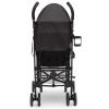 imageJeep PowerGlyde Plus Stroller by Delta Children Lightweight Travel Stroller with Smoothest Ride Aluminum Frame 4Position Recline Extra Large Storage Basket GreyBlack
