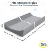 imageSerta Perfect Sleeper Changing Pad with Plush Cover Set Grey