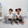 imageSerta Perfect Sleeper Extra Wide Convertible Sofa to Lounger  Comfy 2in1 Flip Open CouchSleeper for Kids GreyGrey