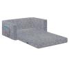 imageSerta Perfect Sleeper Extra Wide Convertible Sofa to Lounger  Comfy 2in1 Flip Open CouchSleeper for Kids GreyGrey