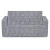 imageSerta Perfect Sleeper Extra Wide Convertible Sofa to Lounger  Comfy 2in1 Flip Open CouchSleeper for Kids GreyGrey