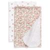 imageDelta Children 100 Cotton Flannel Baby Receiving Blankets for Girls and Boys  30x30 Inches Pack of 2 Pink FloralPink Floral