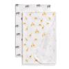imageDelta Children 100 Cotton Flannel Baby Receiving Blankets for Girls and Boys  30x30 Inches Pack of 2 Pink FloralSafari Friends