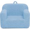 imageDelta Children Cozee Sherpa Chair CreamPowder Blue