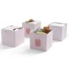 imageDelta Children Gap babyGap 4Pack Brannan Bear Fabric Storage Bins with Handles PinkPink
