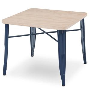 imageDelta Children Bistro Kids Play Table  Ideal for Arts ampamp Crafts Snack Time Homeschooling Homework ampamp More Navy with Driftwood