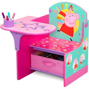 imageDelta Children Chair Desk with Storage Bin Trolls World TourPink