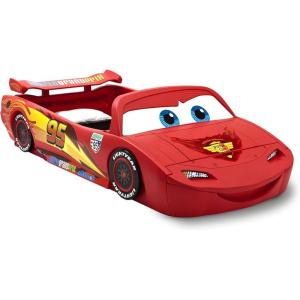 imageDelta Children DisneyPixar Cars Lightning McQueen ToddlerToTwin Bed with Toy Box by Delta ChildrenBed