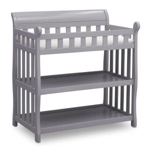 imageDelta Children Eclipse Changing Table with Changing Pad WhiteGrey