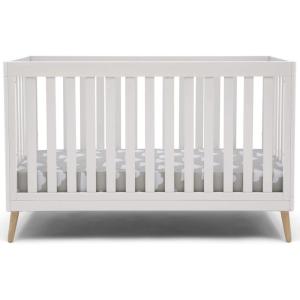 imageDelta Children Essex 4in1 Convertible Baby Crib Bianca White with Natural LegsBianca White