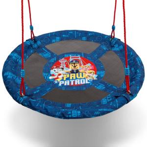 imageDelta Children PAW Patrol 40Inch Saucer Swing for Kids  Attaches to Swing Sets or Trees  Includes All Necessary Hanging Hardware ampamp RopePAW Patrol