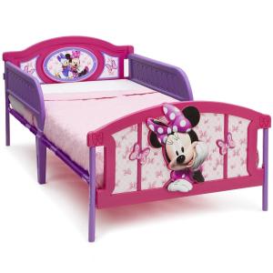 imageDelta Children Plastic 3DFootboard Twin Bed Disney Minnie Mouse