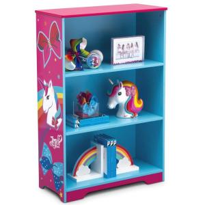 imageDelta Children Rainbow ampamp Unicorn Deluxe 3Shelf Bookcase  Greenguard Gold Certified PinkJojo Siwa