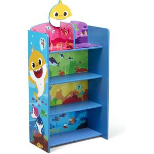 imageDelta Children Wooden Playhouse 4Shelf Bookcase for Kids Minnie MouseBaby Shark