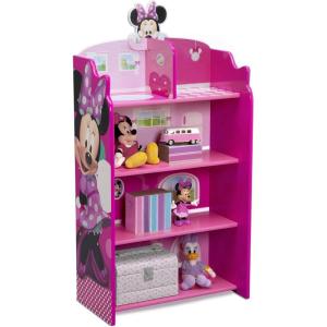 imageDelta Children Wooden Playhouse 4Shelf Bookcase for Kids Minnie MouseMinnie Mouse