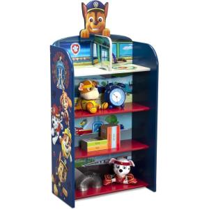 imageDelta Children Wooden Playhouse 4Shelf Bookcase for Kids Minnie MousePaw Patrol