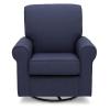 imageDelta Children Avery Upholstered Glider Swivel Rocker Chair Metal SandSand