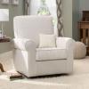 imageDelta Children Avery Upholstered Glider Swivel Rocker Chair Metal SandSand