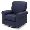 imageDelta Children Avery Upholstered Glider Swivel Rocker Chair Metal SandSand
