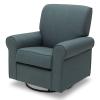 imageDelta Children Avery Upholstered Glider Swivel Rocker Chair Metal SandSand