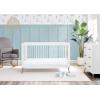 imageDelta Children Sloane 4in1 Acrylic Convertible Crib  Includes Conversion Rails Bianca White wMelted BronzeBianca White WMelted Bronze