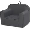 imageDelta Children Personalized Cozee Chair  Customize with Name  Foam Kids Chair for Ages 18 Months and Up SageDark Grey
