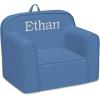 imageDelta Children Personalized Cozee Chair  Customize with Name  Foam Kids Chair for Ages 18 Months and Up SageIndigo