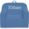 imageDelta Children Personalized Cozee Chair  Customize with Name  Foam Kids Chair for Ages 18 Months and Up SageIndigo