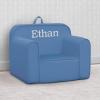 imageDelta Children Personalized Cozee Chair  Customize with Name  Foam Kids Chair for Ages 18 Months and Up SageIndigo