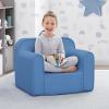 imageDelta Children Personalized Cozee Chair  Customize with Name  Foam Kids Chair for Ages 18 Months and Up SageIndigo
