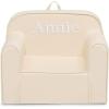 imageDelta Children Personalized Cozee Chair  Customize with Name  Foam Kids Chair for Ages 18 Months and Up SageOatmeal