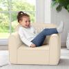 imageDelta Children Personalized Cozee Chair  Customize with Name  Foam Kids Chair for Ages 18 Months and Up SageOatmeal