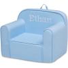 imageDelta Children Personalized Cozee Chair  Customize with Name  Foam Kids Chair for Ages 18 Months and Up SagePowder Blue