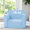 imageDelta Children Personalized Cozee Chair  Customize with Name  Foam Kids Chair for Ages 18 Months and Up SagePowder Blue