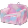 imageDelta Children Personalized Cozee Chair  Customize with Name  Foam Kids Chair for Ages 18 Months and Up SageTie Dye