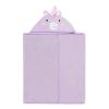 imageDelta Children Personalized Kids Hooded Bath Towel with Pockets  Super Soft and Absorbent Great Gift for Boys and Girls Tan DogLight Purple Unicorn