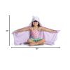 imageDelta Children Personalized Kids Hooded Bath Towel with Pockets  Super Soft and Absorbent Great Gift for Boys and Girls Tan DogLight Purple Unicorn