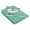imageDelta Children Personalized Kids Hooded Bath Towel with Pockets  Super Soft and Absorbent Great Gift for Boys and Girls Tan DogLight Teal Owl