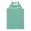 imageDelta Children Personalized Kids Hooded Bath Towel with Pockets  Super Soft and Absorbent Great Gift for Boys and Girls Tan DogLight Teal Owl