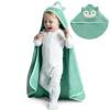 imageDelta Children Personalized Kids Hooded Bath Towel with Pockets  Super Soft and Absorbent Great Gift for Boys and Girls Tan DogLight Teal Owl