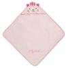 imageDelta Children Personalized Kids Hooded Bath Towel with Pockets  Super Soft and Absorbent Great Gift for Boys and Girls Tan DogPink Cat